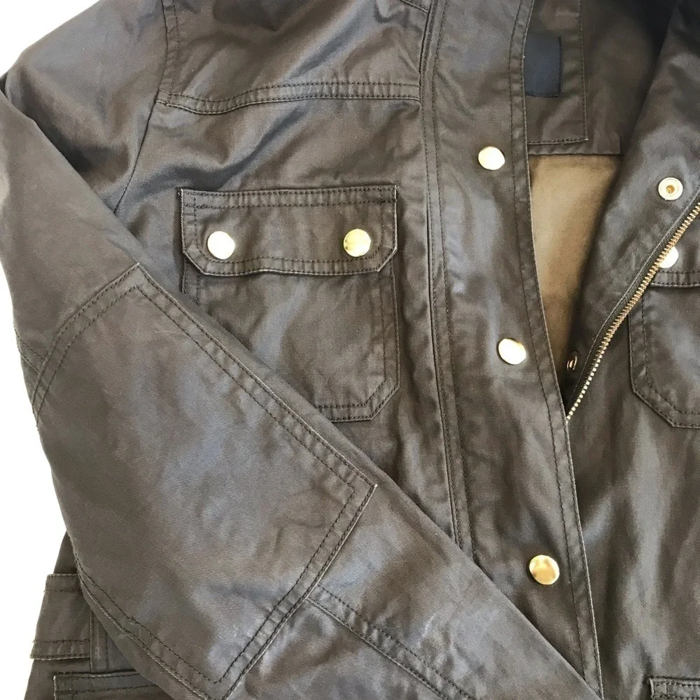 𝅺JCREW Military Jacket with gold buttons
